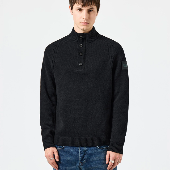 Weekend Offender Castillos Wool Sweater Black