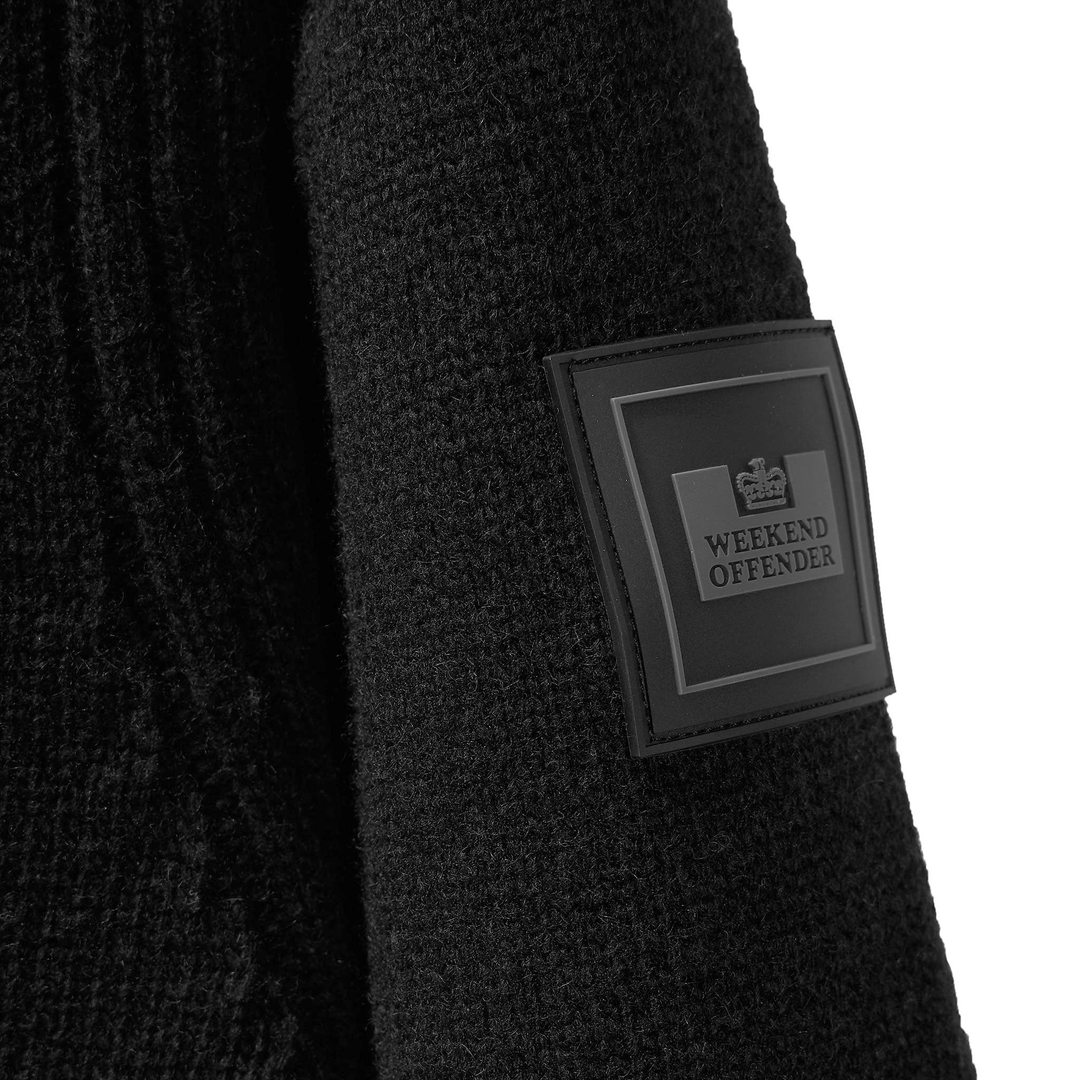 Weekend Offender Castillos Wool Sweater Black