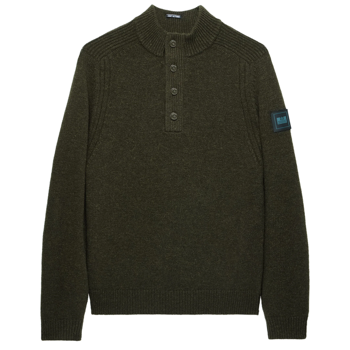 Weekend Offender Castillos Wool Sweater Green