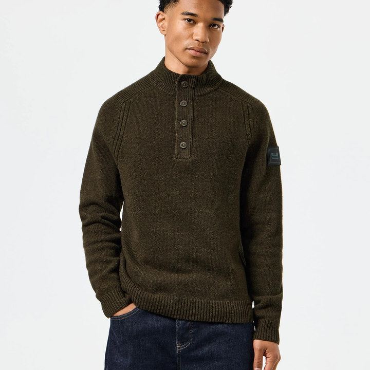 Weekend Offender Castillos Wool Sweater Green