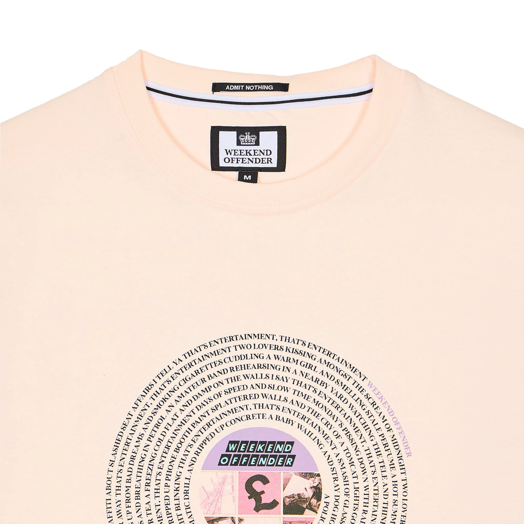 Weekend Offender Entertainment T-Shirt Peach