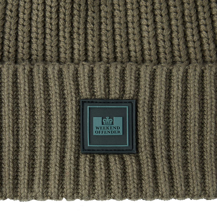 Weekend Offender Kettama Rib Beanie Green