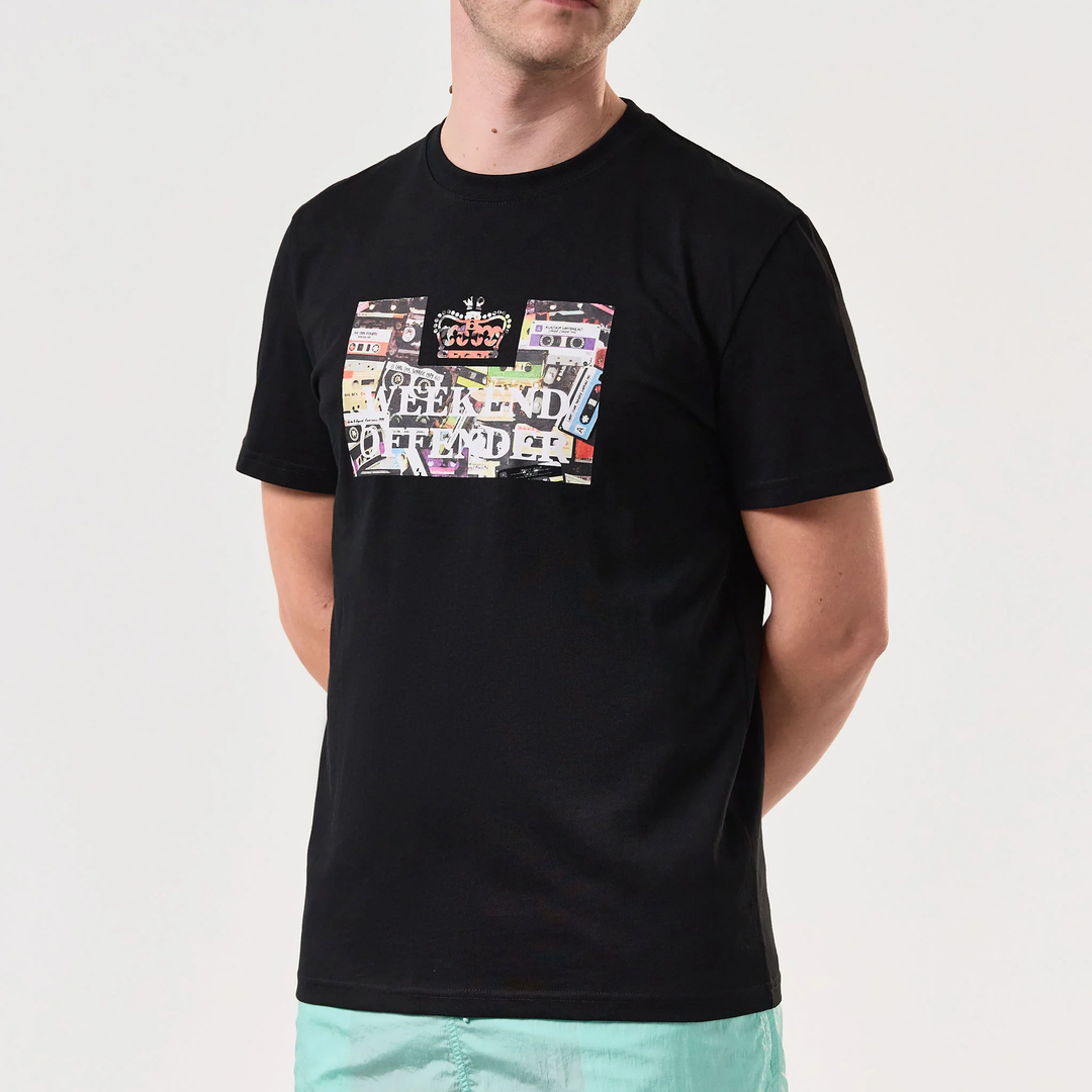 Weekend Offender Keyte T-Shirt Black