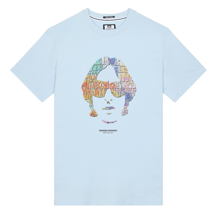 Weekend Offender Kinky Afro T-Shirt Sky