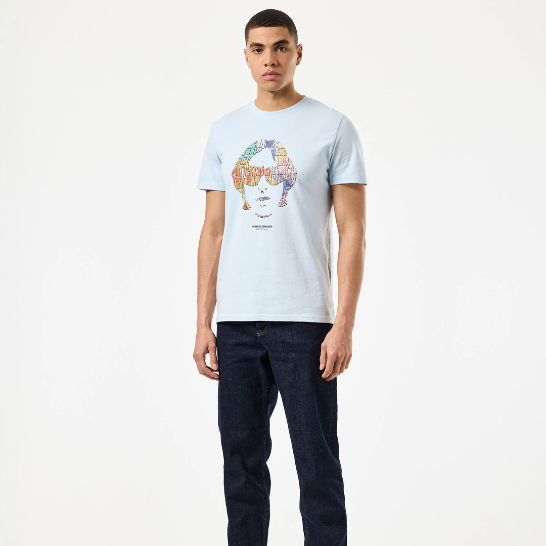 Weekend Offender Kinky Afro T-Shirt Sky