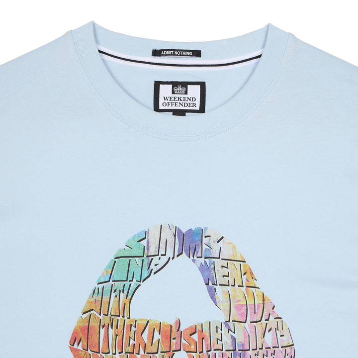 Weekend Offender Kinky Afro T-Shirt Sky