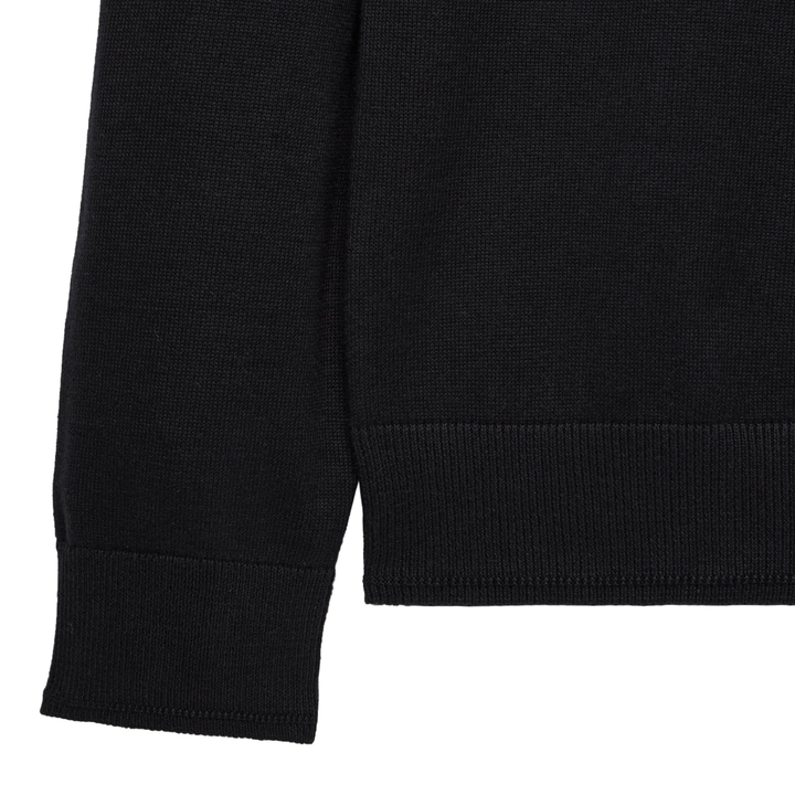 Weekend Offender Pierre Knit Zip Sweater Black