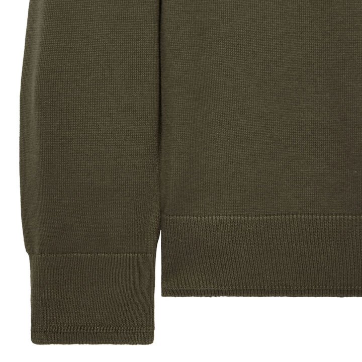 Weekend Offender Pierre Knit Zip Sweater Green