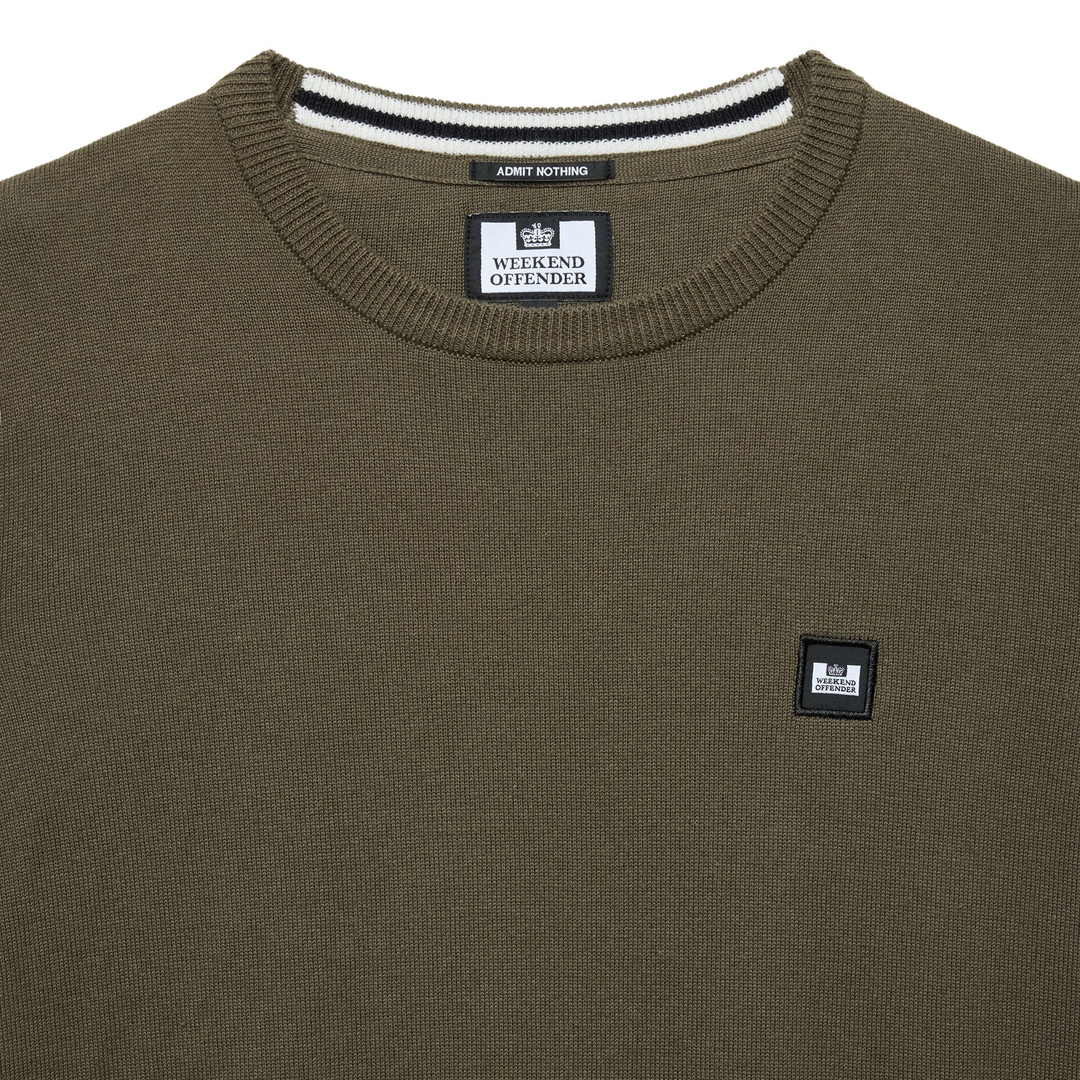 Weekend Offender Solace Knit Sweatshirt Green