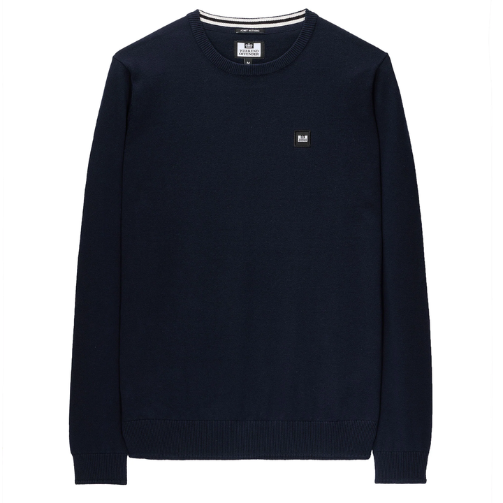 Weekend Offender Solace Knit Sweatshirt Navy