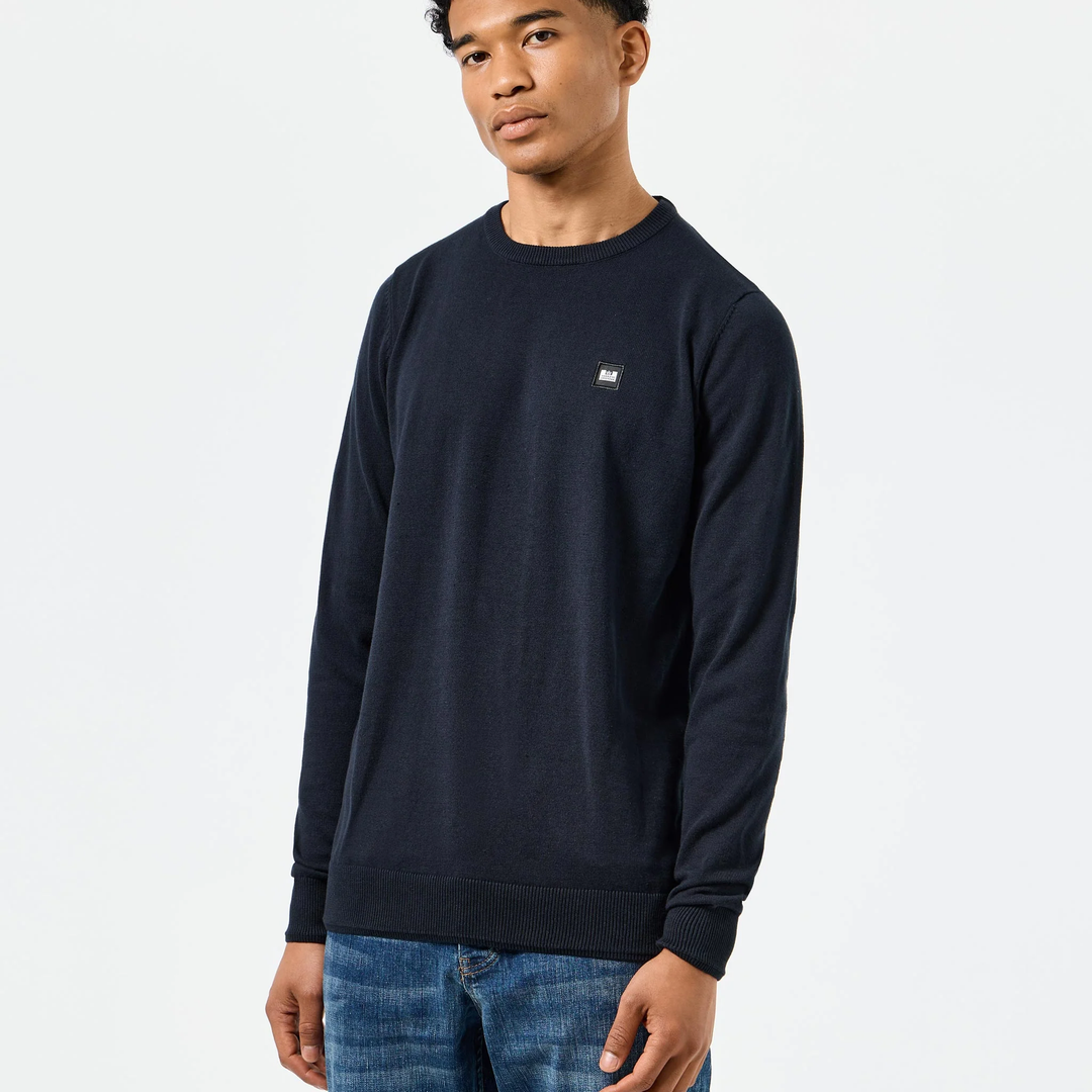 Weekend Offender Solace Knit Sweatshirt Navy