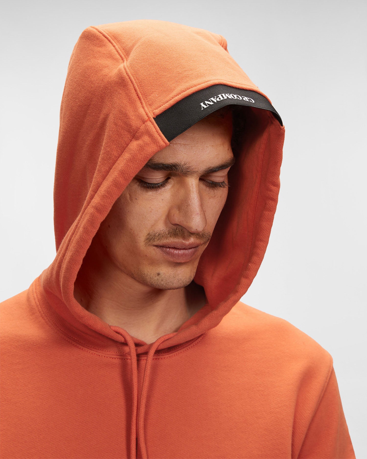 Orange cp company online hoodie