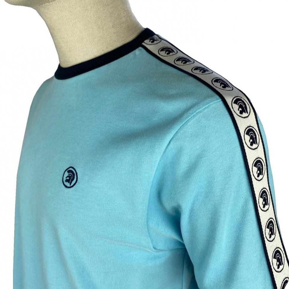 Trojan Taped Sleeve T-Shirt Mint - Urban Menswear