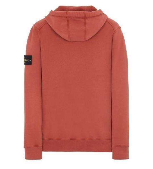 Stone island store hoodie rust